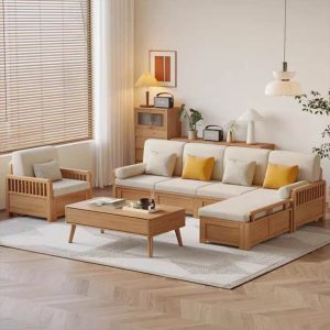 Bộ SOFA Phòng Khách Phong Cách Classic MS05 (Không Đệm)