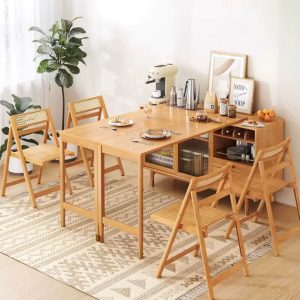 Tủ Để Đồ Trong Bếp Kết Hợp Bàn Xoay MS07 (4 Ghế)