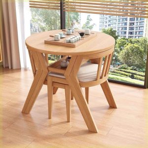 Bộ bàn trà ôm nhau MS02 (bộ bàn ghế 3 món)