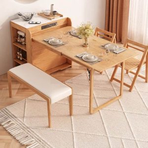 Bàn Ăn Đảo Gấp Gọn MS07 (4 Ghế)