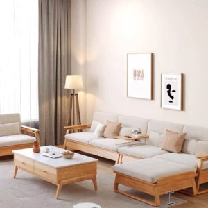 Bộ SOFA Phòng Khách Hiện Đại MS08 (Gỗ Sồi)
